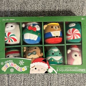 Squishmallows Christmas Ornaments 4” Box Set of 8